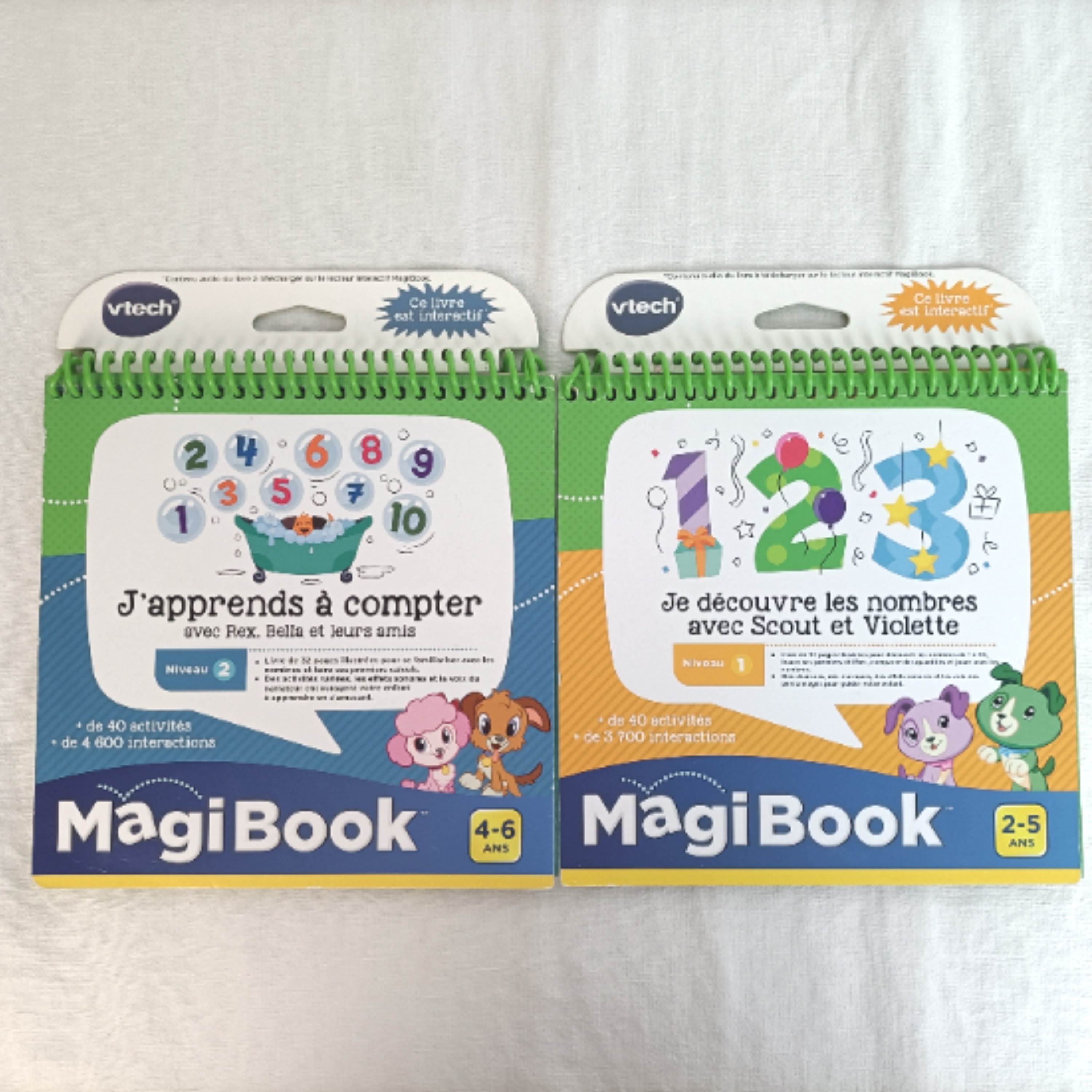 Jeu livre intéractif + Livres-Jeu éducatifs - "Magibook" Vtech 2-7 ans - Bon état - Photo 10